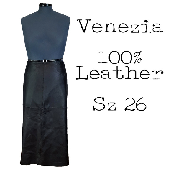 Venezia Dresses & Skirts - NWT Leather Maxi Skirt